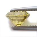 1.31-carat, Fancy Intense Olive Yellow Green, Round Brilliant