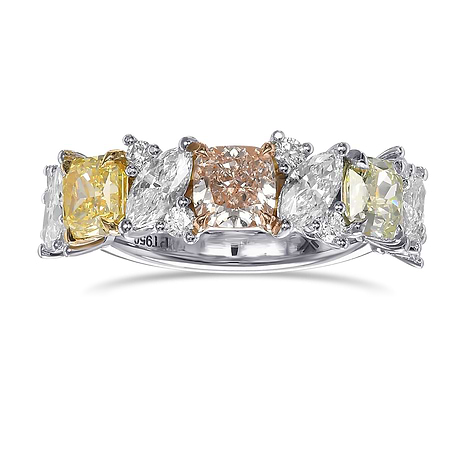 Multicolor Extraordinary Diamond Cluster Ring, SKU 455949 (3.03Ct TW)