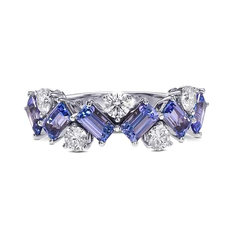 Tanzanite and Diamond Band Ring, SKU 586540 (2.48Ct TW)