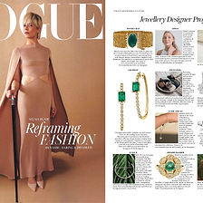 Vogue Magazine UK - Jewelry Designer Profile 